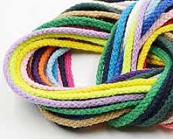 Cordão de algodão colorido