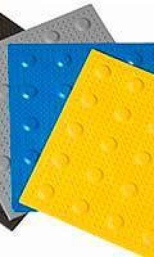 Piso Tátil em Poliéster Piso Tátil em Poliéster